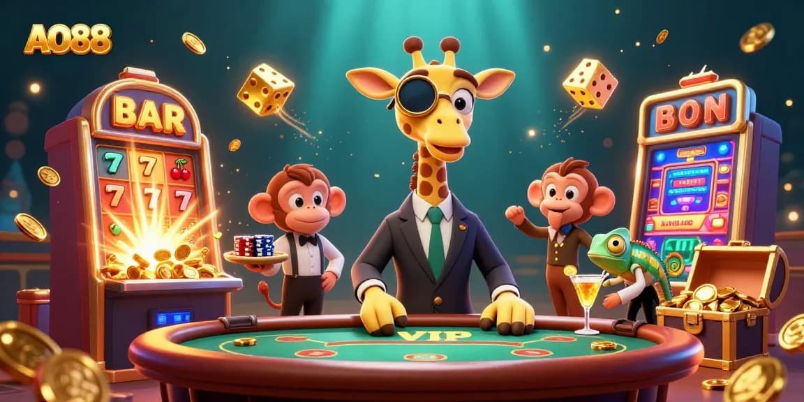 Experience the thrill at AO88 with exciting games and vibrant casino atmosphere.