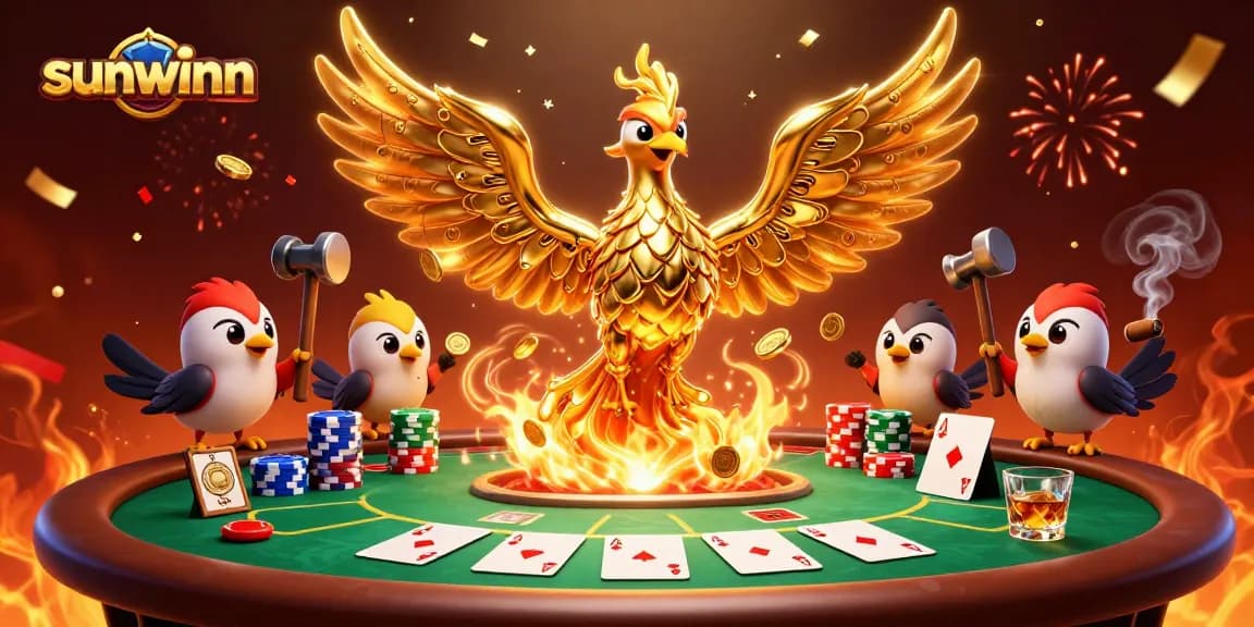 Experience winning moments with sunwinn in a lavish poker setting where gold drips and coins spring to life.