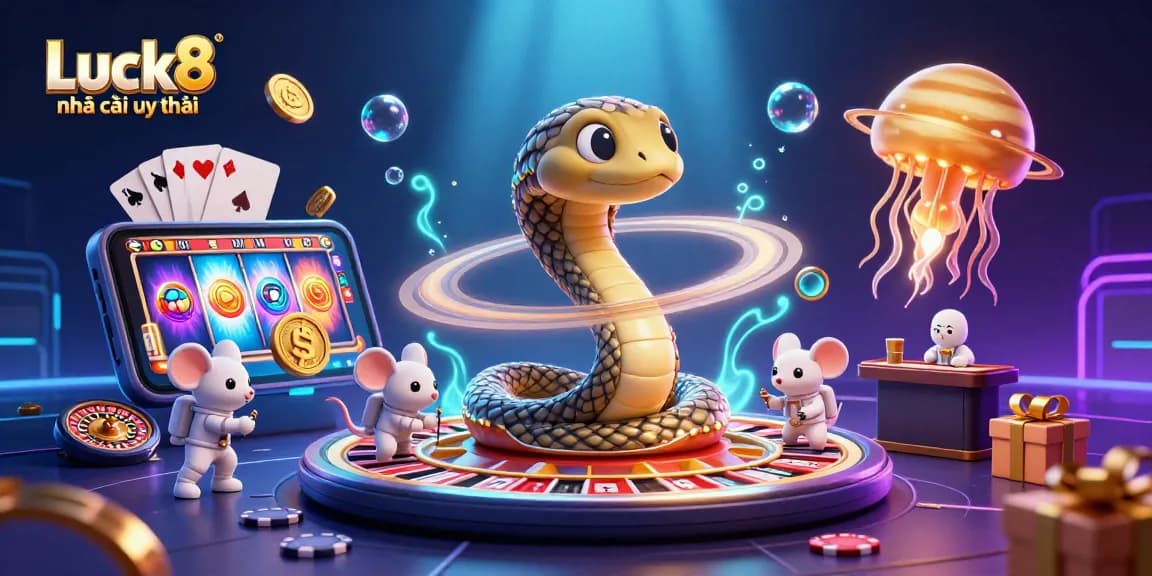 Place bets at Luck8 nhà cái uy tín with engaging 3D scenes of cosmic gambling.