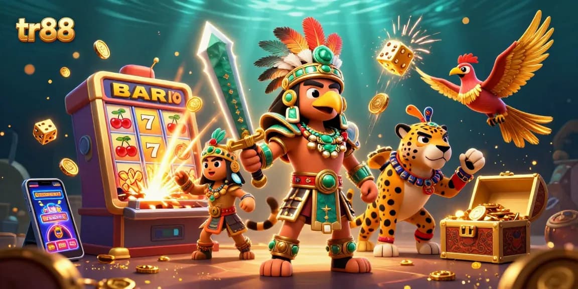 Engage in thrilling adventures with tr88 through vibrant 3D casino gaming scenes.