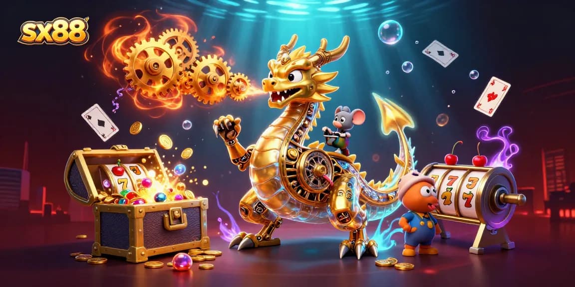 Experience thrilling gameplay with sx88 amidst dazzling treasures and casino excitement.