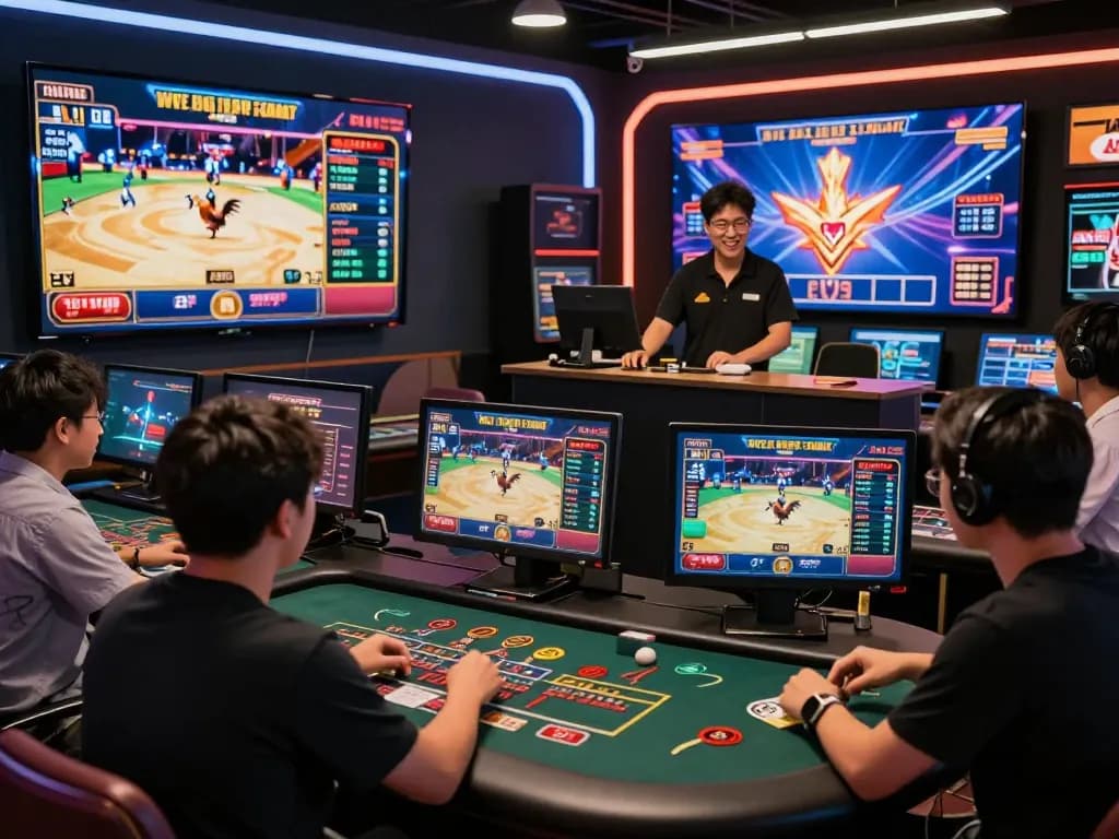 Players engaged in live-betting on https://oke179.xyz/ showcasing excitement and dynamic gaming options.