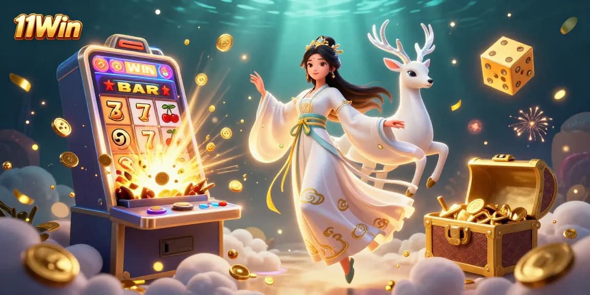 Win big with engaging 11Win slot machines featuring colorful jackpots and festive elements.