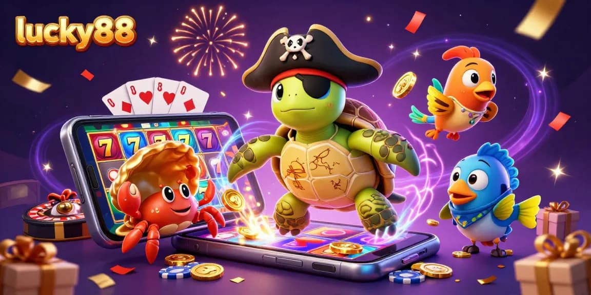 Spin to win in the vibrant lucky88 slots world with a treasure-filled pirate adventure
