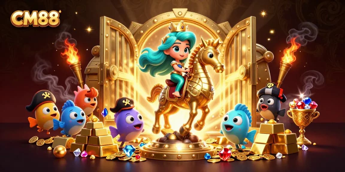 CM88 players engage with exciting casino adventures, winning treasures and jewels.