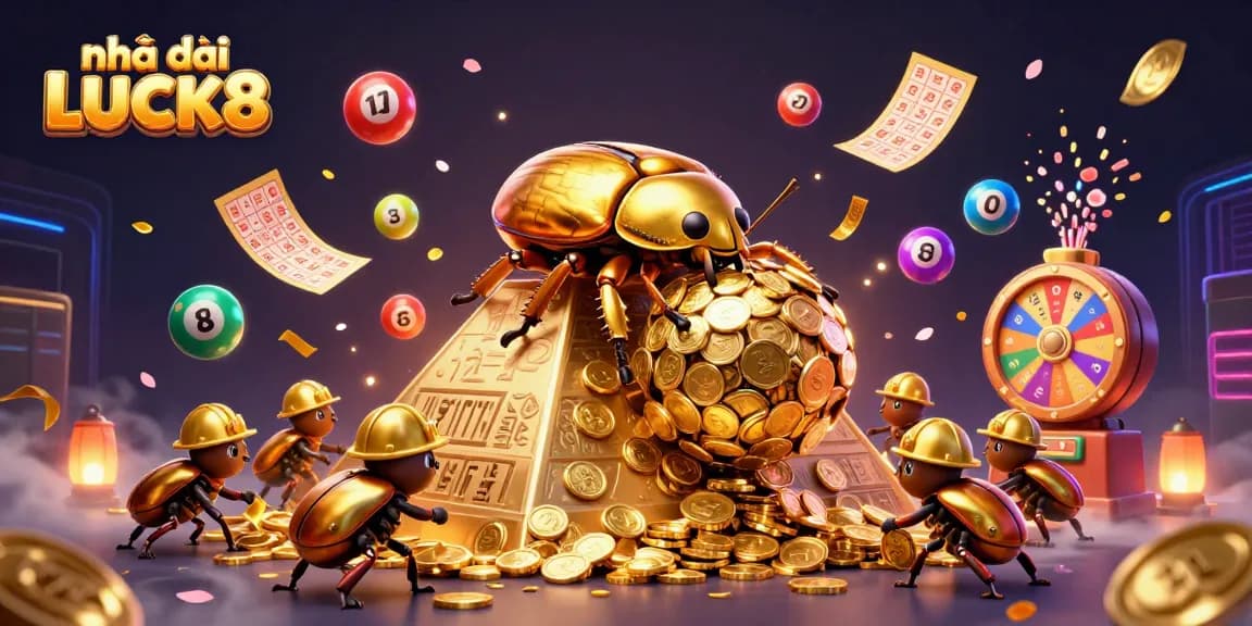 Engage with Nhà cái LUCK8 through a vibrant casino adventure full of lucky symbols and dynamic gameplay.