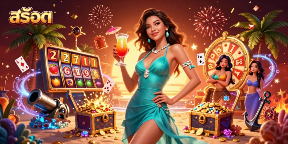 Spin the slots with excitement at the vibrant สล็อต casino, filled with glamour and treasure.