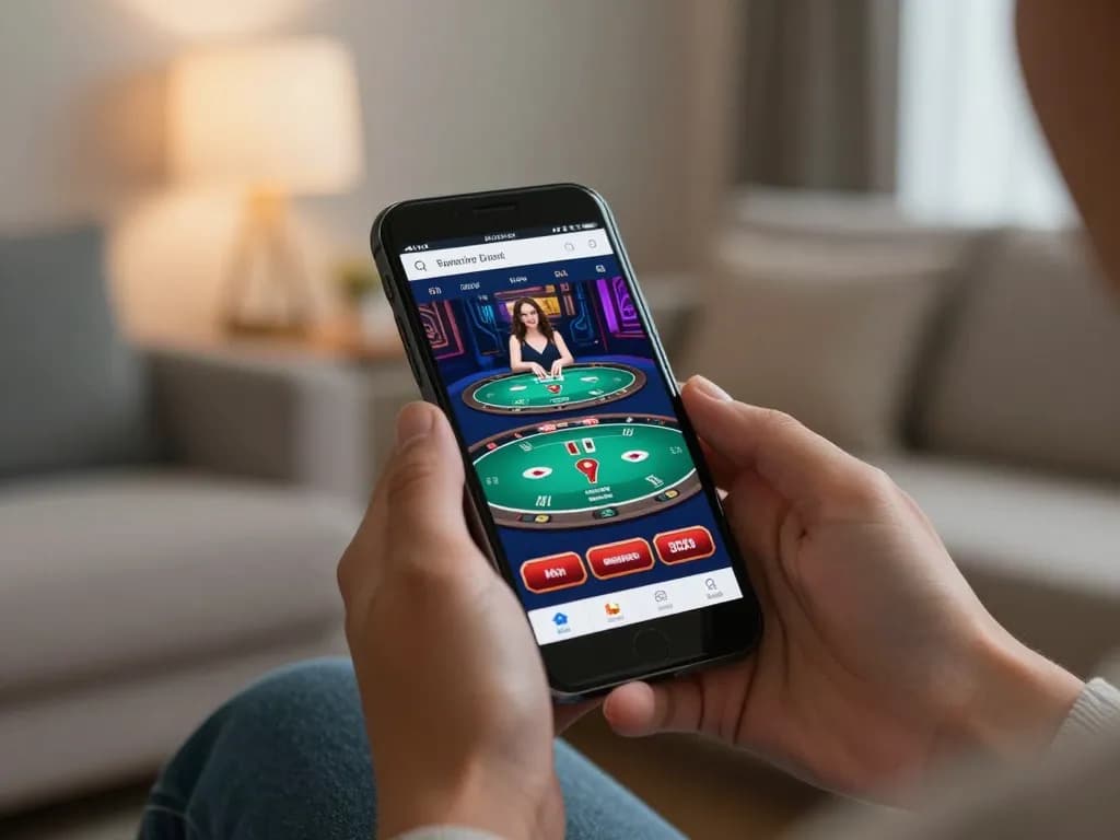 Engagement on the twiin68 app, showcasing mobile poker gameplay in a cozy home environment