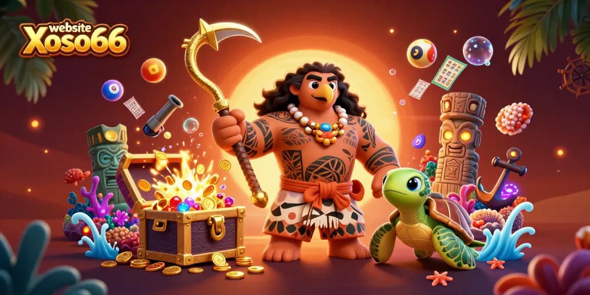 Engage with thrilling lottery experiences at website Xoso66, featuring vibrant characters and exciting elements.