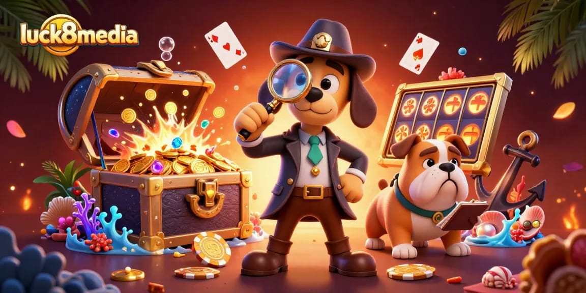 Experience the excitement of luck8media with vibrant characters and immersive casino elements.