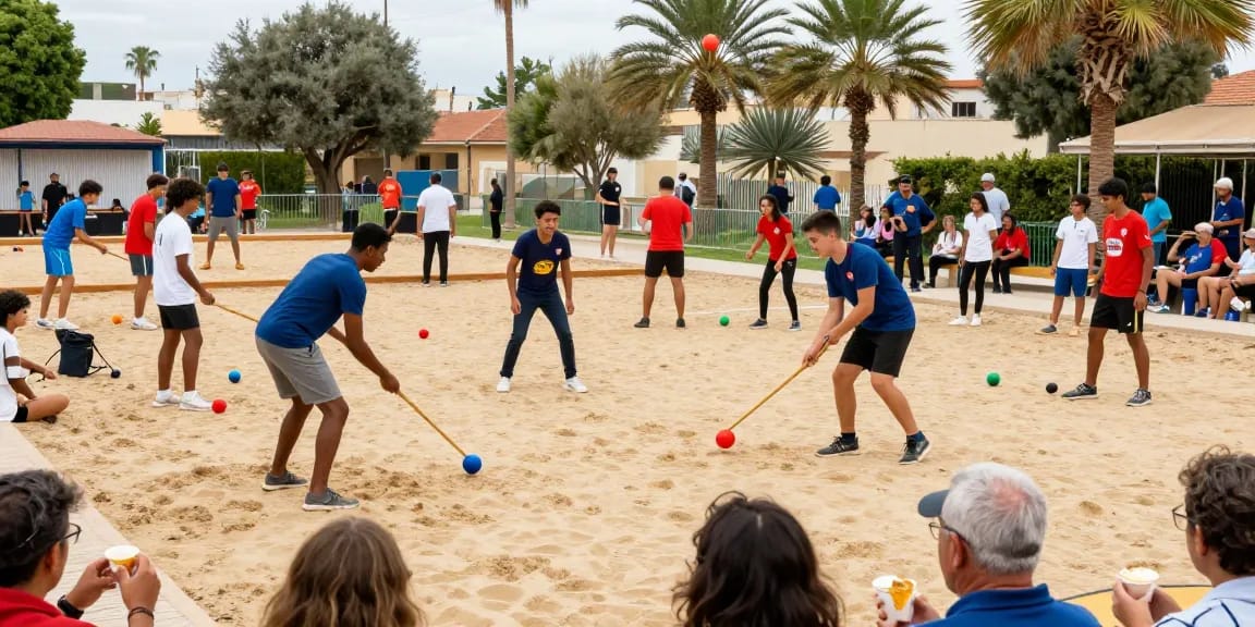 Live petanque matches at fopikotamakassar.org showcasing community sports.