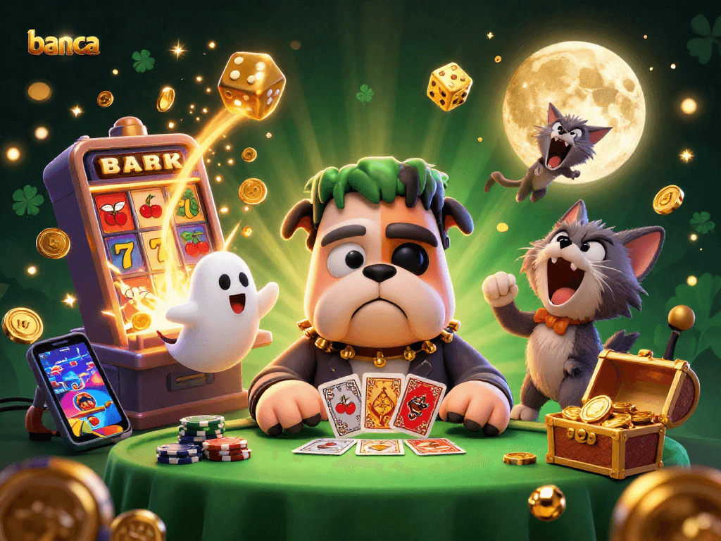 Banca offers thrilling fish shooting games, featuring dynamic 3D characters and vibrant casino elements.