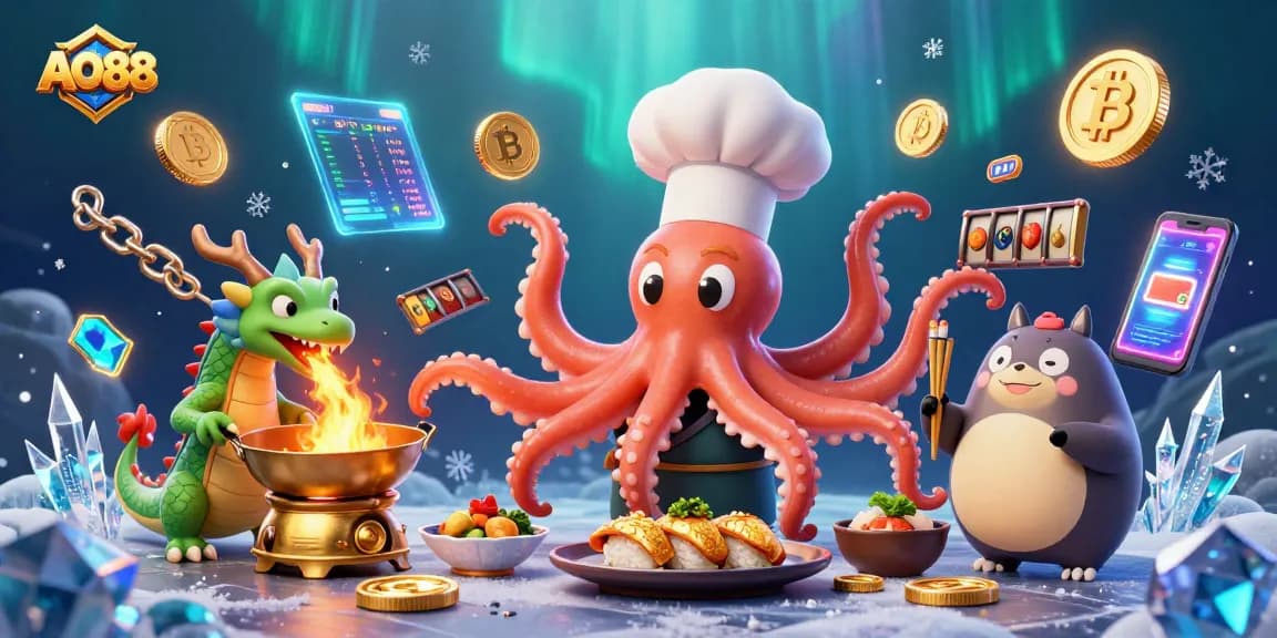Engage in thrilling casino gameplay with AO88's vibrant characters and rich 3D elements