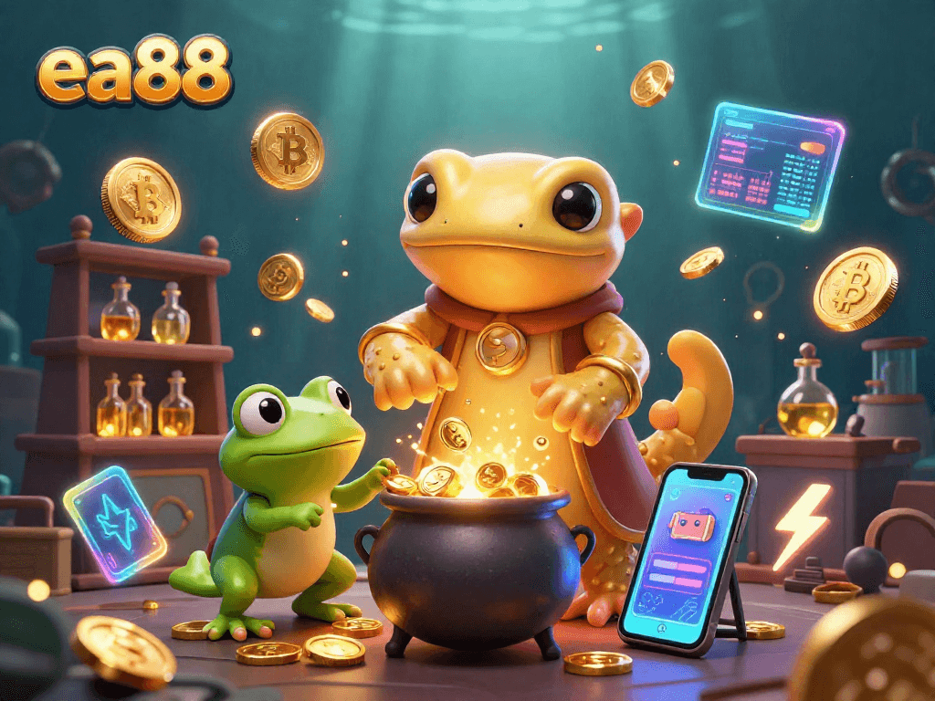 Experience thrilling games and gold wins at ea88, with 3D alchemist and crypto elements!