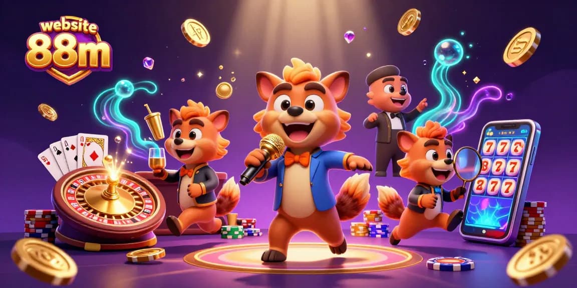 Experience exhilarating gaming at website 88m with vibrant casino characters and lively action!