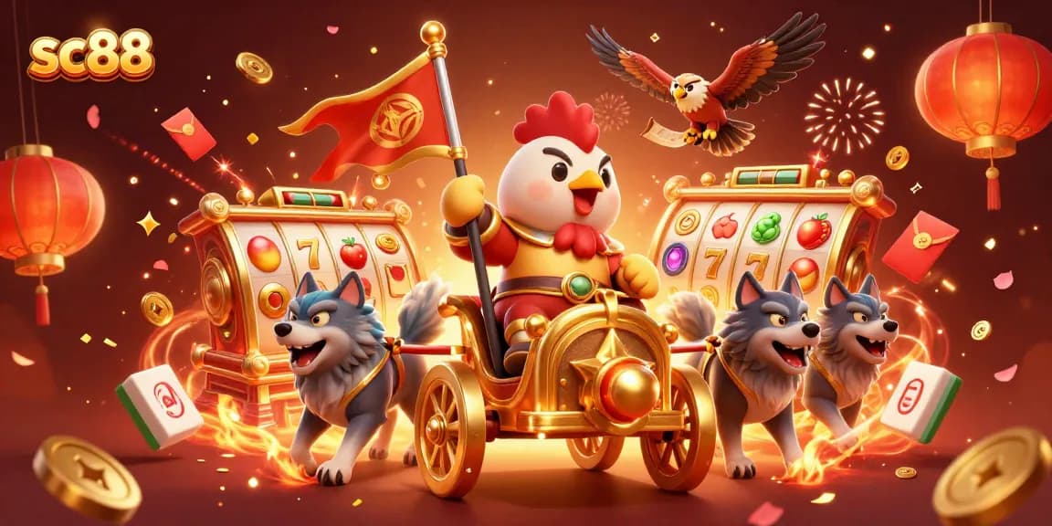 Win big with sc88 in a vibrant casino adventure featuring colorful slots and dynamic characters.