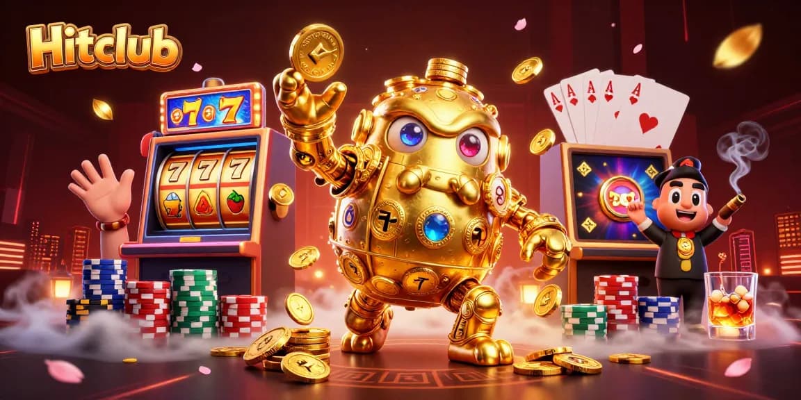Players enjoy immersive gaming at Hitclub with vibrant slot machines and engaging characters.