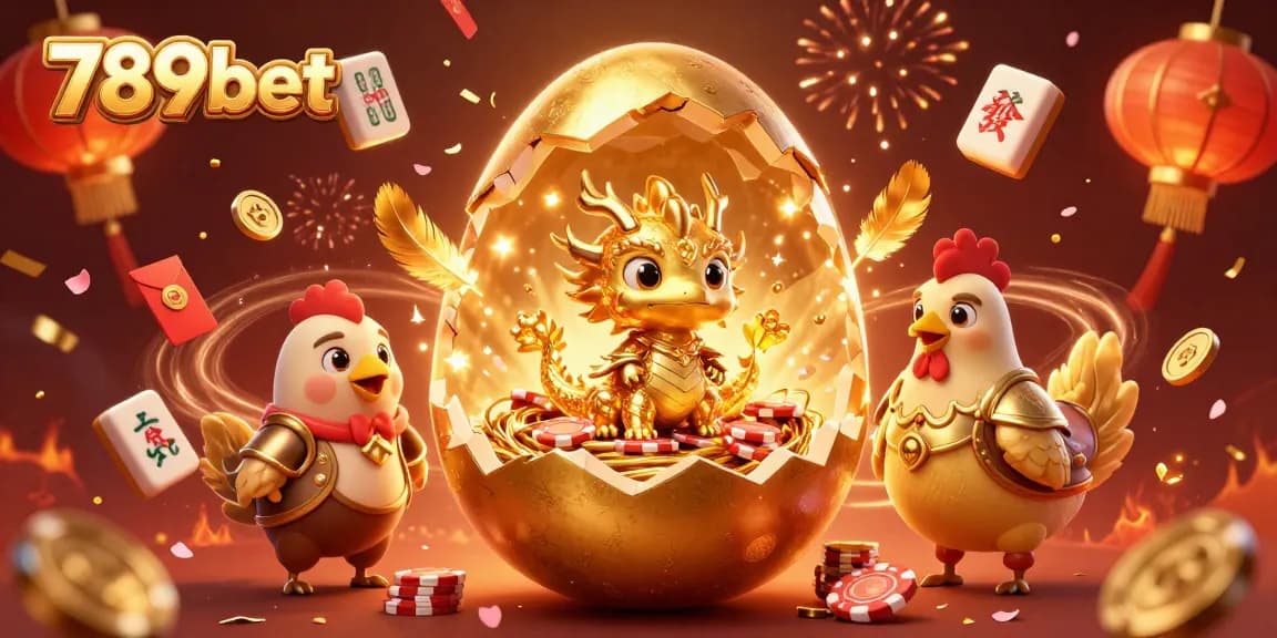 Engage with 789bet’s vibrant world, where a golden dragon and poker chips celebrate gaming fortune.