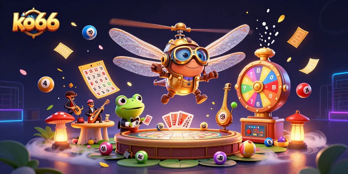 Experience the excitement of ko66 with vibrant casino scenes and thrilling activities!