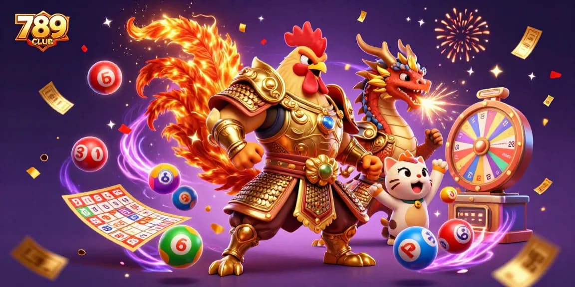 Engage in thrilling gameplay with 789CLUB, where colorful lottery balls and vibrant prizes await!