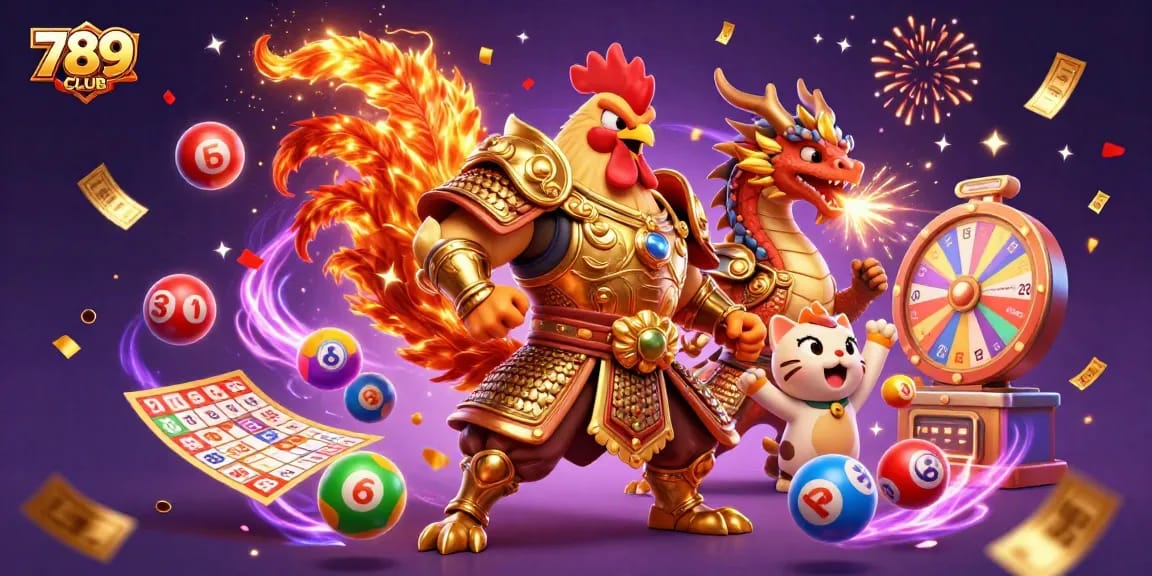 Engage in thrilling gameplay with 789CLUB, where colorful lottery balls and vibrant prizes await!