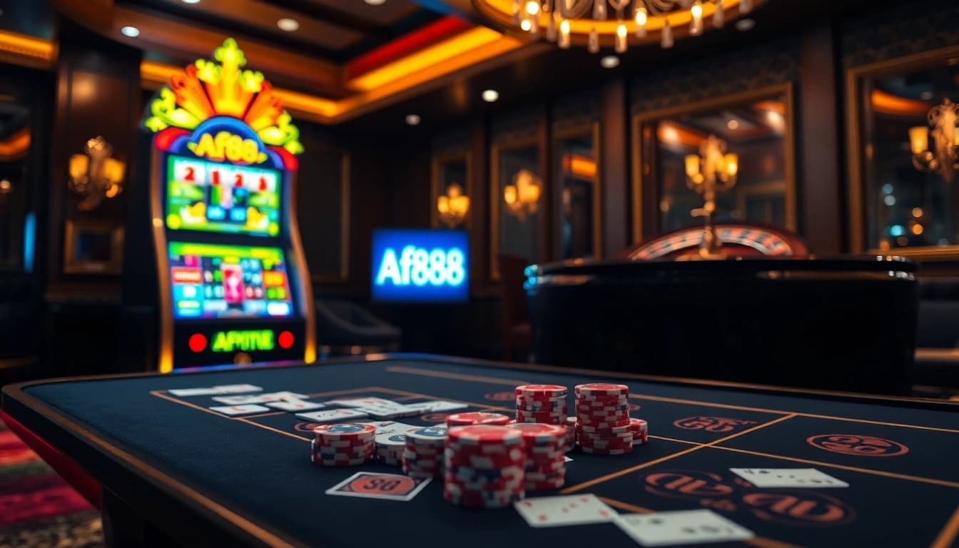 Experience the thrill of gambling at Af88 with exciting casino action and luxury ambiance.