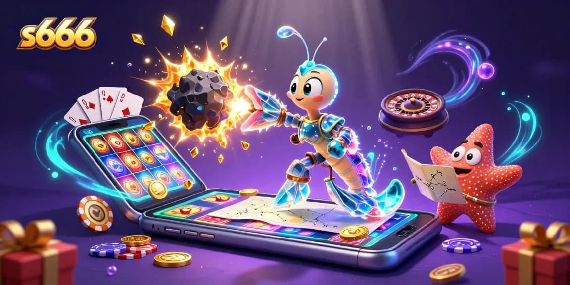 Engage with the thrilling S666 gaming experience as the samurai shrimp conquers the casino universe!