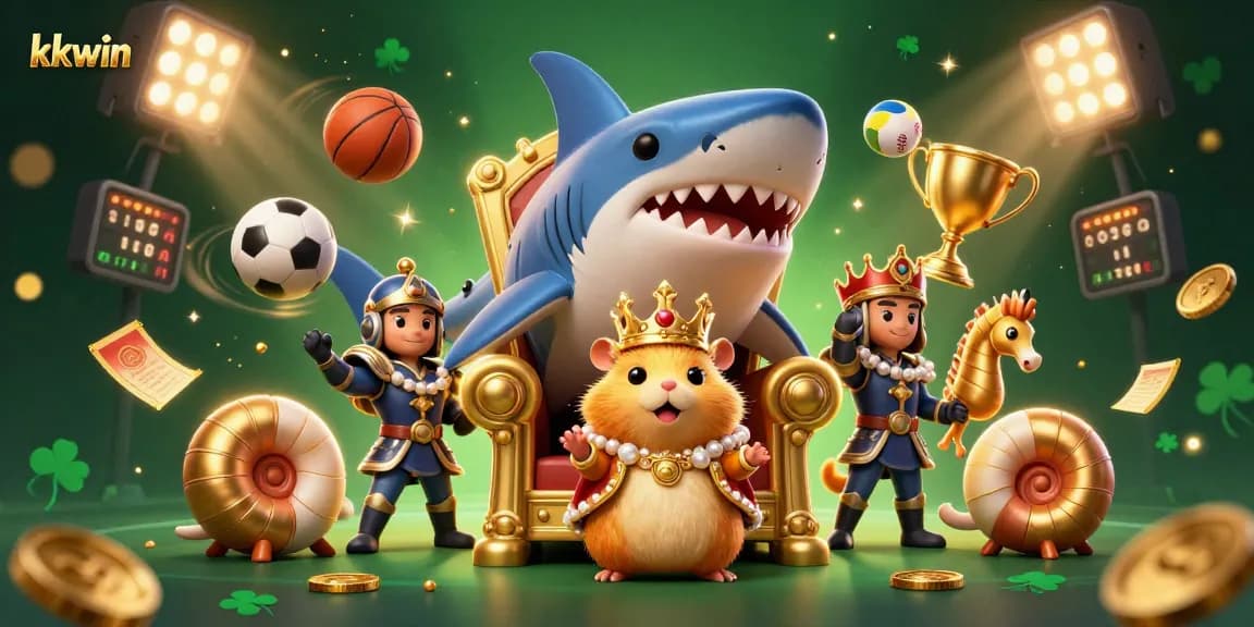 Engage in thrilling gameplay at kkwin with the golden hamster king and immersive 3D elements.