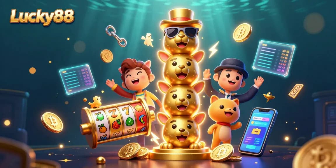 Engage with the Lucky88 slot game featuring vibrant visuals and dynamic gameplay elements in vibrant 3D.