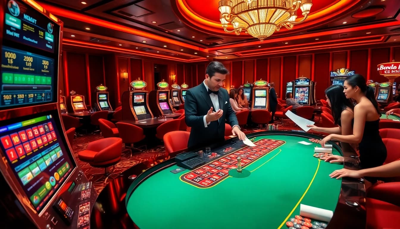 Experience thrilling gaming at https://xx88.se.net/ with a luxurious casino atmosphere featuring roulette and slot machines.