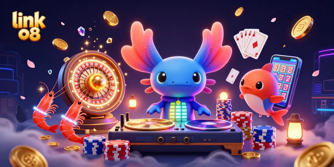 Experience thrilling wins with link o8 at vibrant casino games, featuring animated characters and dazzling effects.