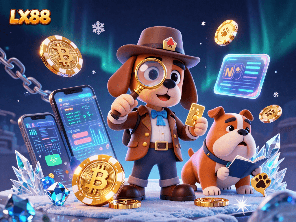 Join LX88's thrilling adventure as the detective duo uncovers poker clues and treasure!