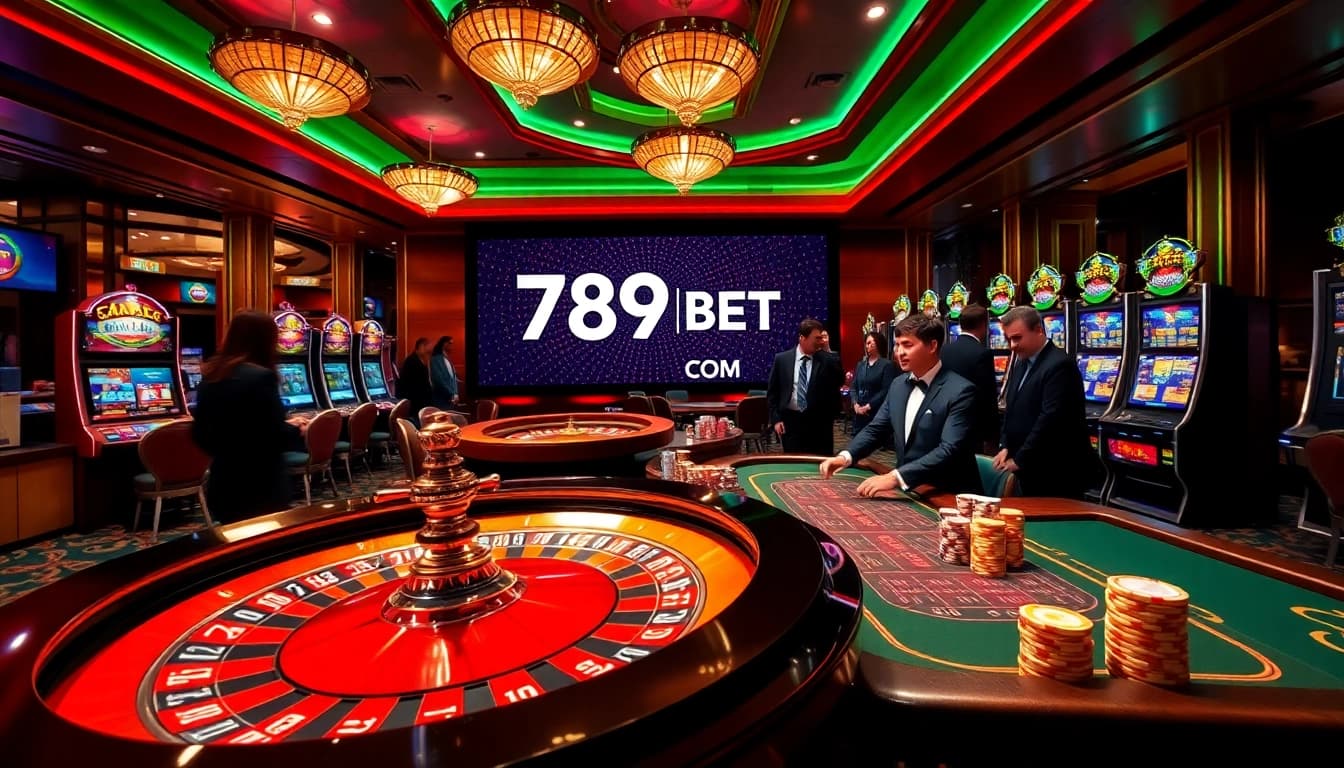 Experience high-stakes gaming at 789BET COM with vibrant casino visuals and lively poker action.