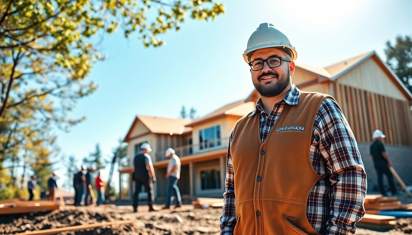 New Jersey General Contractor overseeing a construction site, showcasing teamwork and skill.
