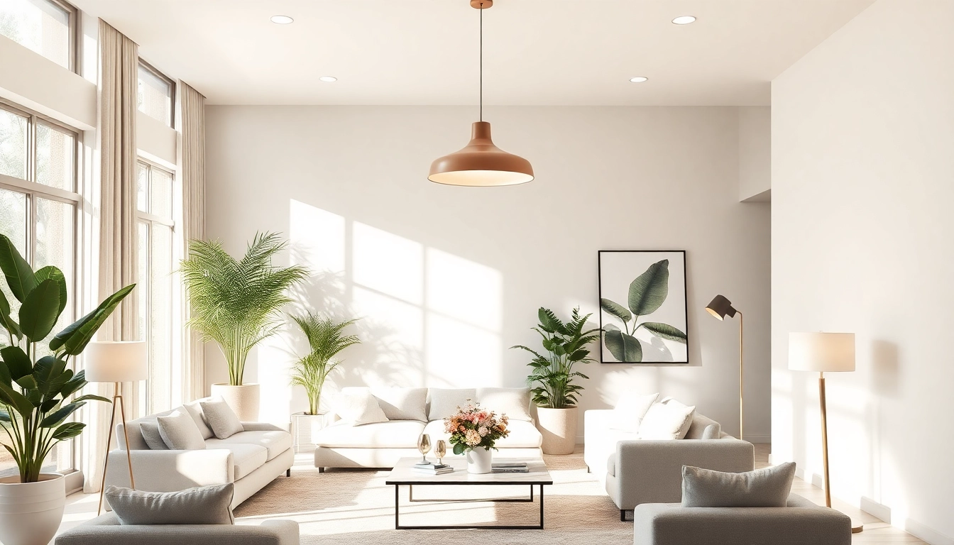 Illuminate your space with style: Shop ModernLighting in a chic home setting.
