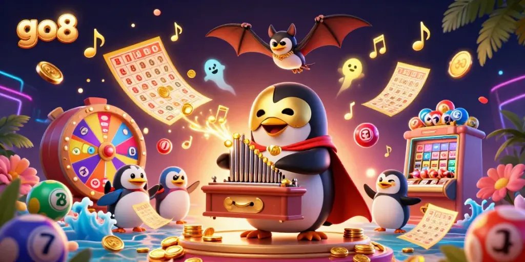 Experience the excitement of go8 with vibrant lottery scenes and dynamic character interactions.