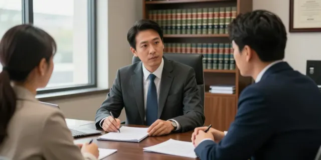Cherokee County GA school superintendent DUI consultation with an experienced attorney in a professional office setting