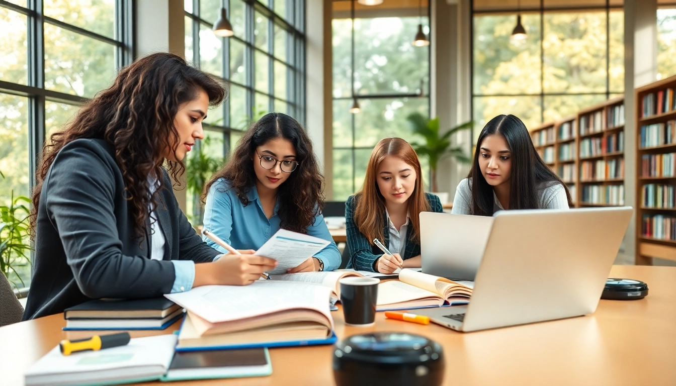 Enhancing exam support through collaborative study in a bright and inviting library.
