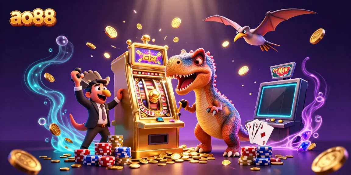 Experience fun at ao88 with a pachycephalosaurus winning jackpots at a vibrant online casino.
