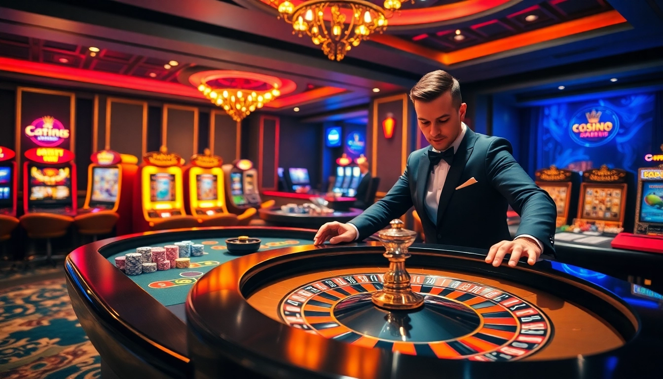 Cwin casino player confidently betting at the roulette table in a luxurious gaming environment.