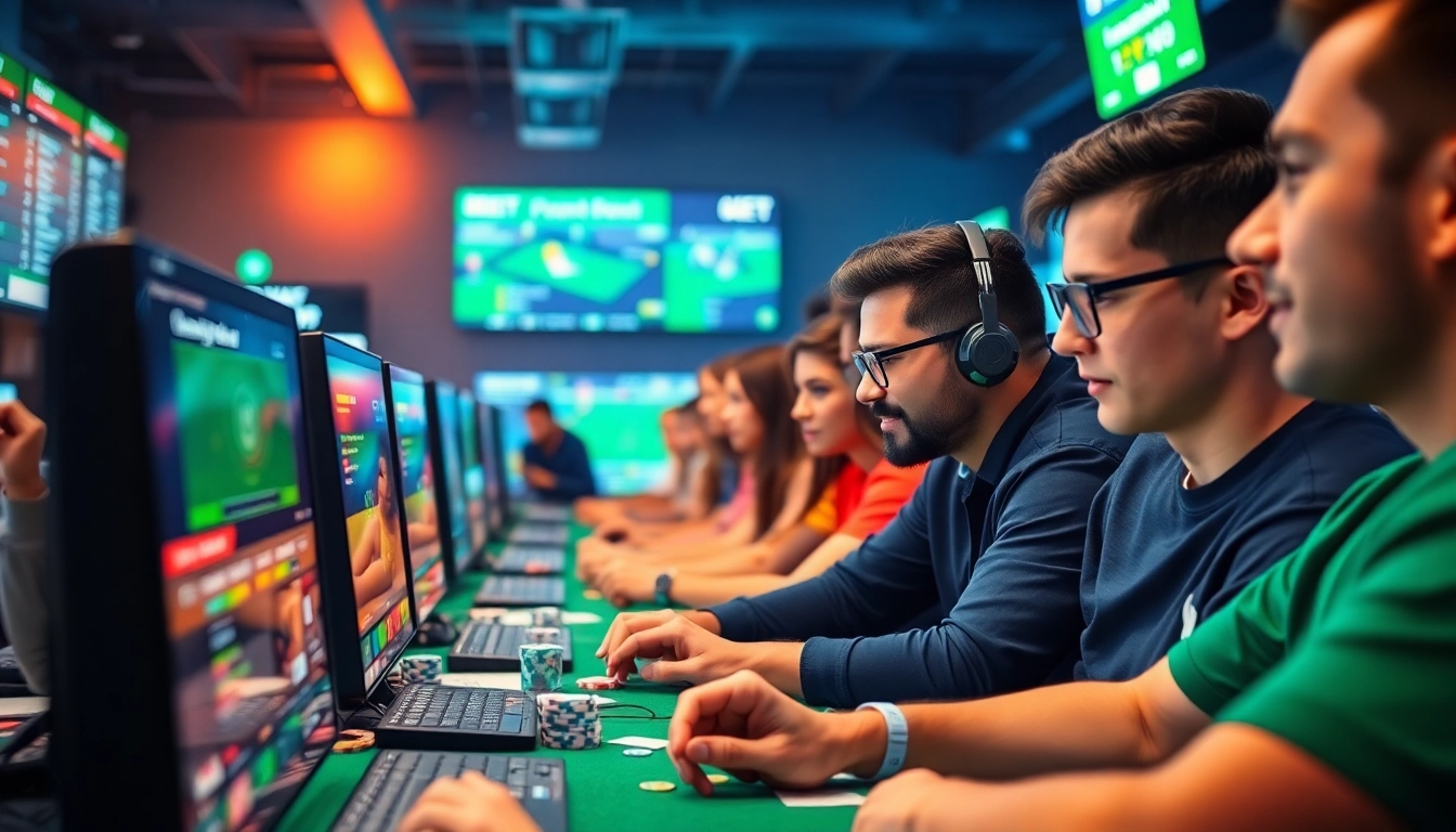 SBOBET.dance features an exciting online betting scene with players engaged in sports, poker, and gaming activities.