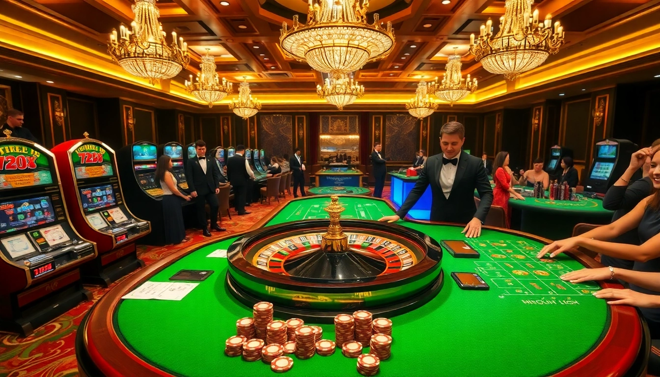 Engage with 88xx as players wager at glamorous casino tables filled with roulette wheels and poker chips.