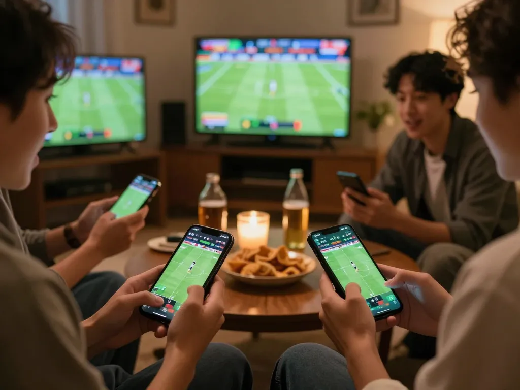 Tỷ lệ kèo nhà cái showcased while users engage in sports betting and game action