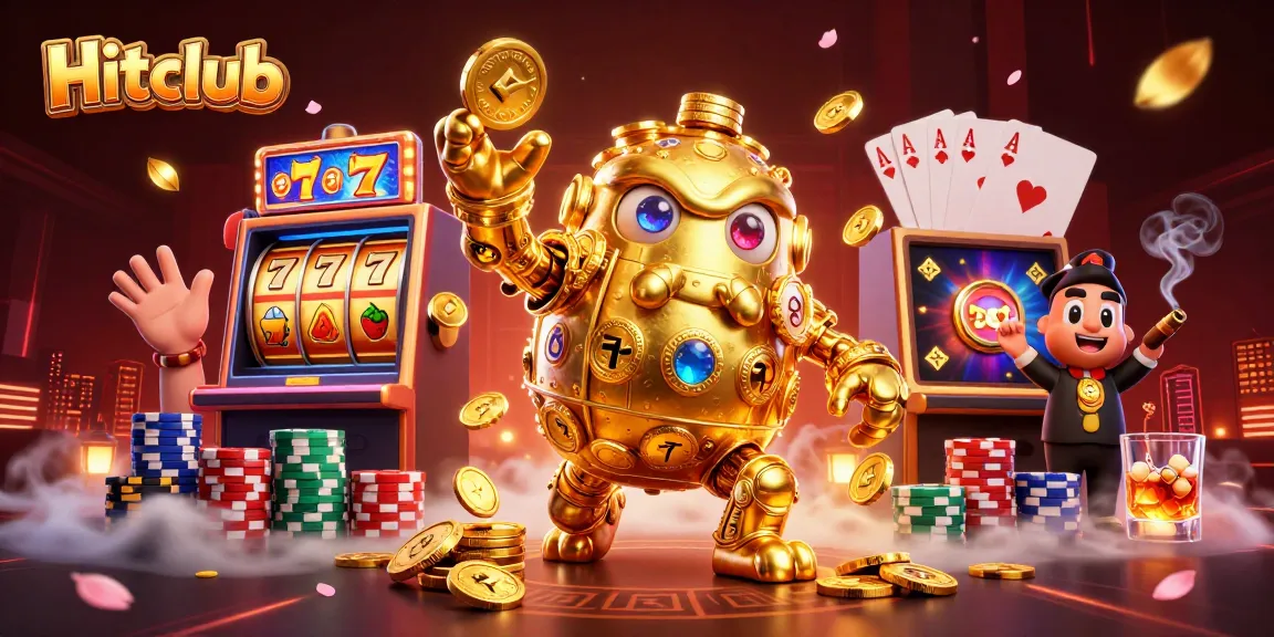 Players enjoy immersive gaming at Hitclub with vibrant slot machines and engaging characters.