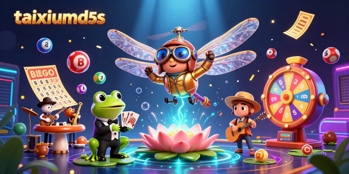 Experience thrilling gameplay at taixiumd5s with a vibrant casino scene featuring lively characters and dynamic elements.