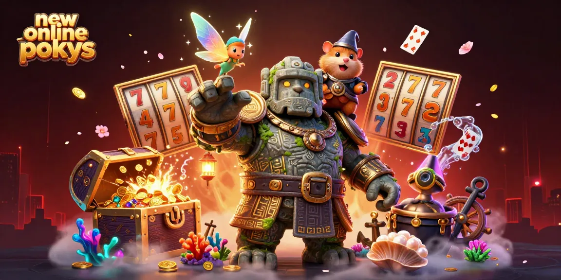 Spin the reels with new online pokies and watch magical creatures in a vibrant scene.
